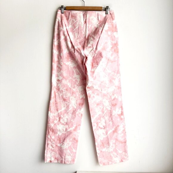 By Anthropologie Pink Tie Dye Jamie Trousers 28 - Picture 4 of 5